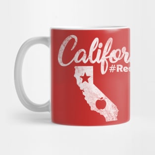 Red For Ed California Mug